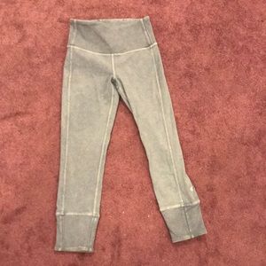 Faux denim leggings lulu lemon